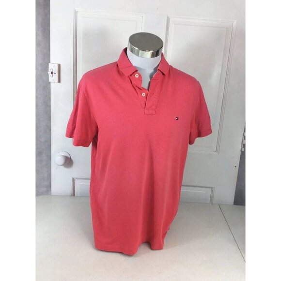 Tommy Hilfiger Polo Shirt Mens Large - Picture 1 of 7